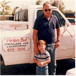 Thomas Parker and son Berry Joe Parker